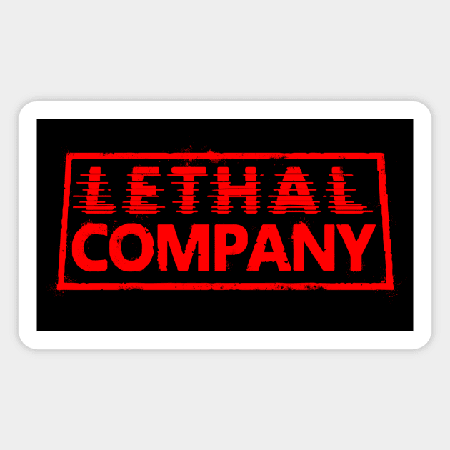 Lethal Company logo - Small version Magnet by José Ruiz